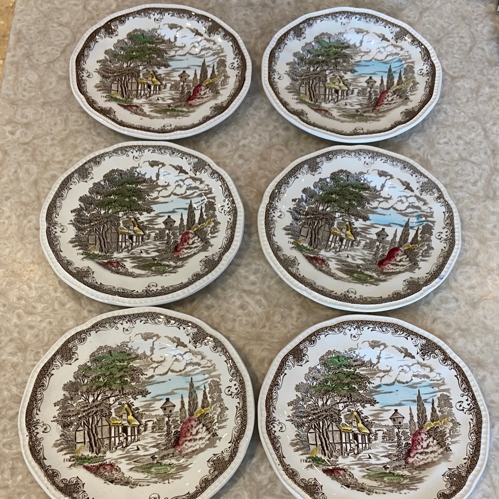 (3/$150) Kensington Shakespeare’s Sonnets side plates (set of 6)